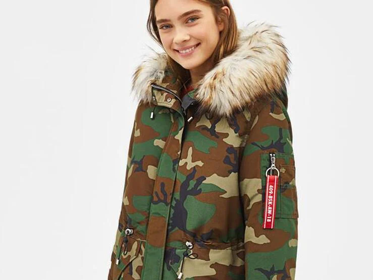 Chamarra camuflaje bershka new arrivals